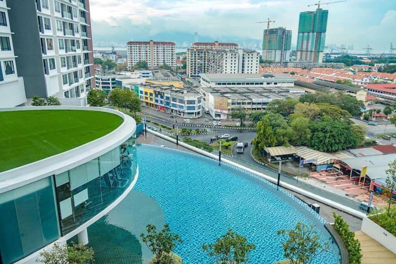 Blue Aesthetic Luxury Seaview 3 Min Drive Sunway Lejlighed Butterworth Eksteriør billede